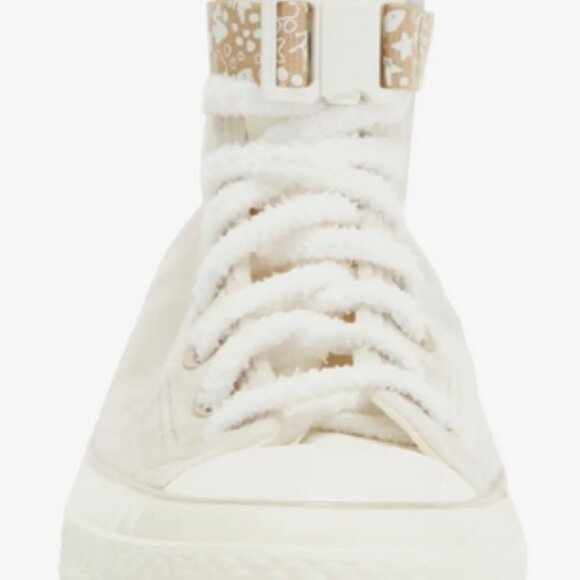 Velvet Converse Sneakers Size 10-women's in box with TOTE - Picture 3 of 6